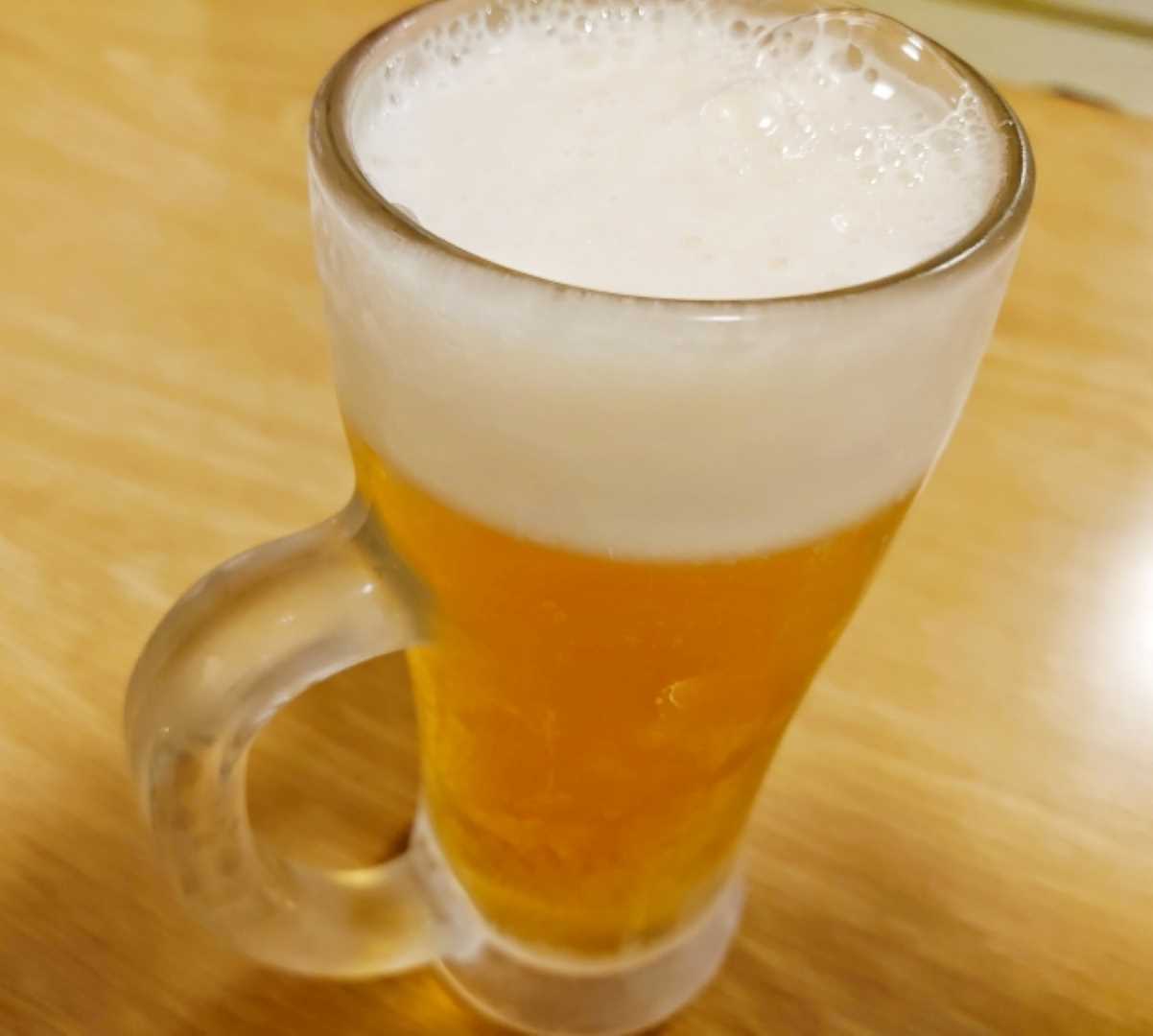 ビールの泡